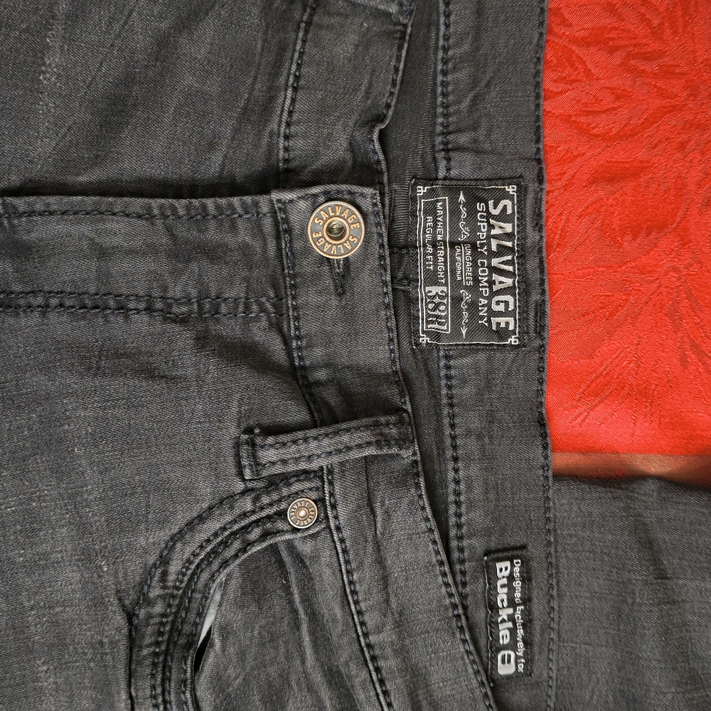Salvage Black Men Pants